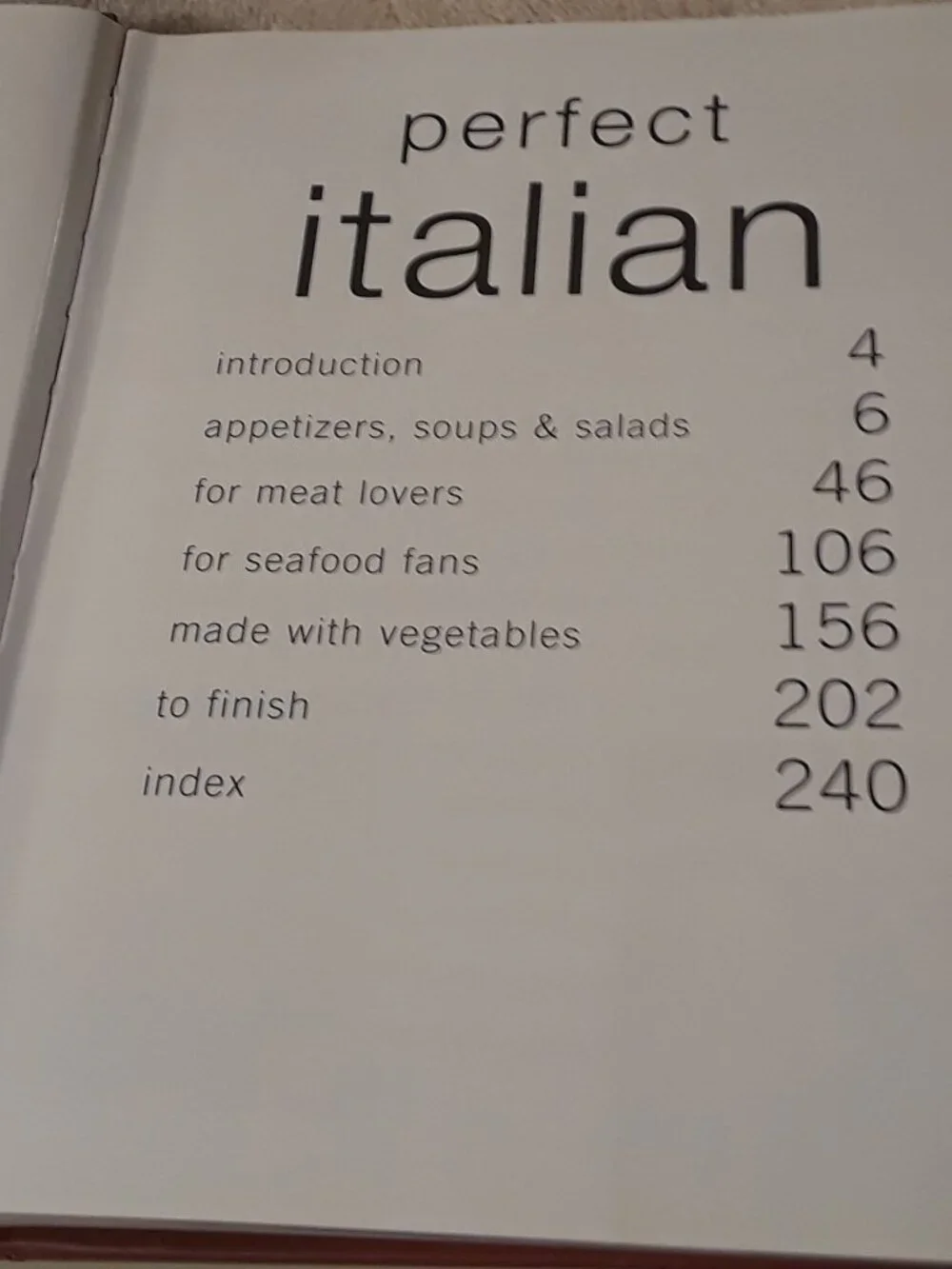 2 Italian Cookbooks Bundle: Pasta & Perfect Italian - Padded Hardcovers Paragon